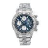 Men's Diamond Breitling SuperOcean Chronograph II 42mm Watch 5.00 CT With Blue Dial
