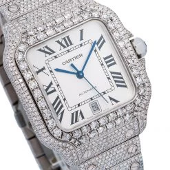 Men's Diamond Watch Cartier Santos De Cartier 40mm White Dial -Watch Store mens diamond watch cartier santos de cartier 40 mm white dial w01213 0E8A3017 42bc0165 bea7 416d b69d 9b6e7a68d834 2048x2048