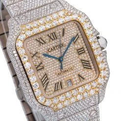Men's Diamond Watch Cartier Santos De Cartier 40mm Yellow Dial 7 Men's Diamond Watch Cartier Santos De Cartier 40mm Yellow Dial -Watch Store mens diamond watch cartier santos de cartier 40 mm yellow dial w01211 0E8A3003 969b55e6 351b 4cd0 aa93 081431014932 2048x2048