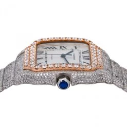 Men's Diamond Watch Cartier Santos De Cartier 18K Gold 40mm White Dial 8 Men's Diamond Watch Cartier Santos De Cartier 18K Gold 40mm White Dial -Watch Store mens diamond watch cartier santos de cartier rose gold 40 mm white dial w01212 0E8A3012 58aa44a1 98f6 44c5 9802 7c7f5e61ce61 2048x2048