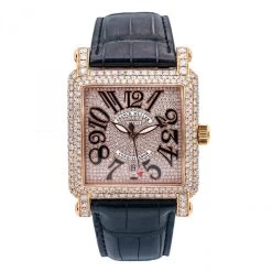 Men's Diamond Watch Franck Muller Conquistador Cortez 18K Gold