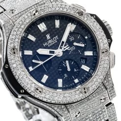 Men's Diamond Watch Hublot Big Bang 44mm Black Dial W00896 -Watch Store mens diamond watch hublot big bang 44 mm black dial w00896 0E8A8540 2048x2048