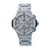 Men's Diamond Watch Hublot Big Bang 44mm White Dial W00998