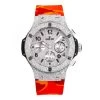 Men's Diamond Watch Hublot Big Bang 44mm White Dial W01174