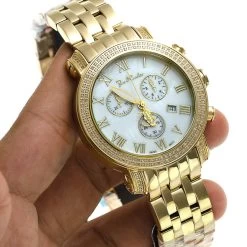 Men's Diamond Watch Joe Rodeo Classic 1.75ct Yellow -Watch Store mens diamond watch joe rodeo classic 175ct yellow p 9058 bod3