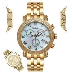 Men's Diamond Watch Joe Rodeo Classic 1.75ct Yellow -Watch Store mens diamond watch joe rodeo classic 175ct yellow p 9058 main2