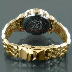 Men's Diamond Watch Joe Rodeo Classic 1.75ct Yellow -Watch Store mens diamond watch joe rodeo classic 175ct yellow p 9058back