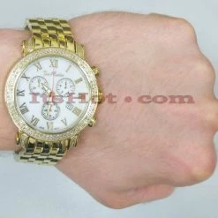 Men's Diamond Watch Joe Rodeo Classic 1.75ct Yellow -Watch Store mens diamond watch joe rodeo classic 175ct yellow p 9058bod