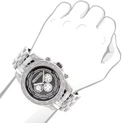 Men's Diamond Watch: Luxurman 0.50ct -Watch Store mens diamond watch luxurman 050ct p 47727bod