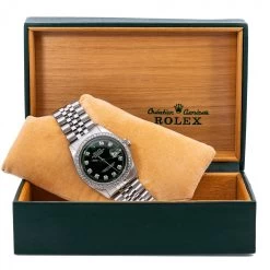 Men's Diamond Watch Rolex Datejust 36mm Jubilee Bracelet Green Dial -Watch Store mens diamond watch rolex datejust 36 mm jubilee bracelet green dial w00903 0E8A8279 2048x2048
