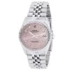 Men's Diamond Watch Watch Rolex Datejust 36mm Rose Print Dial Jubilee Bracelet