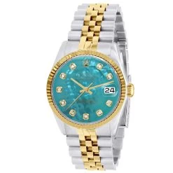Men's Diamond Watch Watch Rolex Datejust 36mm Turquoise Dial Jubilee Bracelet