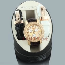 Men's Diamond Joe Rodeo Watch JoJo 2000 Rose Gold -Watch Store mens diamond watches joe rodeo watch jojo 2000 rose gold p 46819box