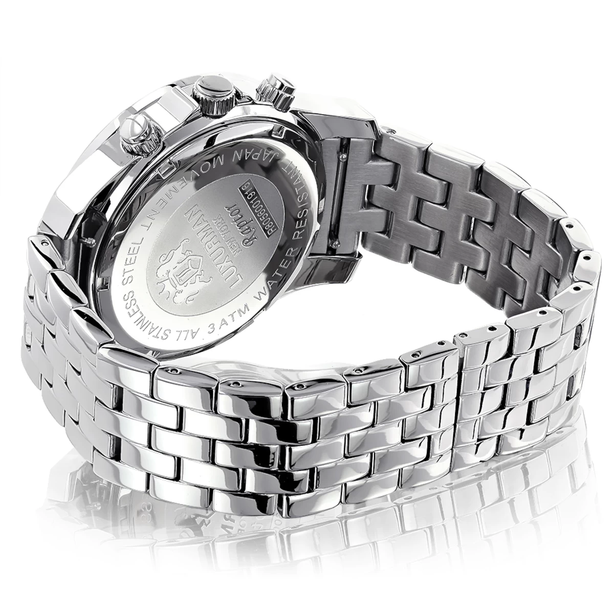Men's Diamond LUXURMAN Diamond Watch 2.5ct 2 Men's Diamond LUXURMAN Diamond Watch 2.5ct - Image 2