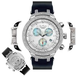 Men's Floating Diamond Watch 2.20ct Joe Rodeo Master -Watch Store mens floating diamond watch 220ct joe rodeo master p 8897 main2