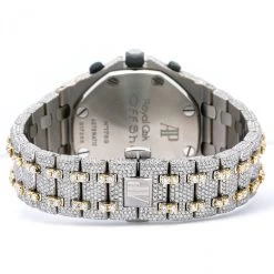 Men's 18K Gold Diamond Watch Audemars Piguet Royal Oak Offshore Yellow Dial W01218 -Watch Store mens gold diamond watch audemars piguet royal oak offshore yellow dial w01218 0E8A3545 e12c48cc 70b0 4daa b362 dd0b9dfea6b0 2048x2048