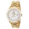 Men's Gold Watch Rolex Day-Date 36mm Light Rose Tone Dial President Bracelet Diamond 4ct Bezel