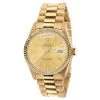 Men's Gold Watch Rolex Day-Date Diamond 36mm Gold Tone Dial President Bracelet