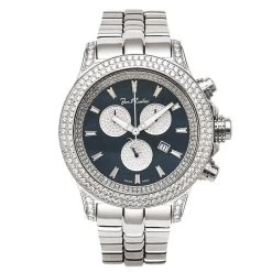 Men's Joe Rodeo Diamond Watch Master Pilot 14.70ct