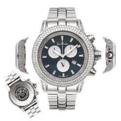 Men's Joe Rodeo Diamond Watch Master Pilot 14.70ct -Watch Store mens joe rodeo diamond watch master pilot 1470ct p 35659 main2