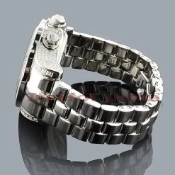 Men's Joe Rodeo Diamond Watch Master Pilot 14.70ct -Watch Store mens joe rodeo diamond watch master pilot 1470ct p 35659back