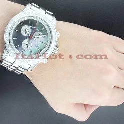 Men's Joe Rodeo Diamond Watch Master Pilot 14.70ct -Watch Store mens joe rodeo diamond watch master pilot 1470ct p 35659bod