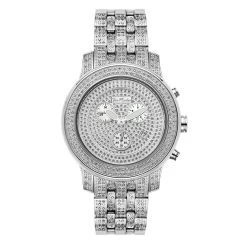Men's Joe Rodeo Watch 3.50ct Diamond Band 2000