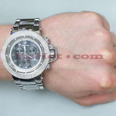 Men's Joe Rodeo Watch 4.00ct Diamonds Razor Black 4 Men's Joe Rodeo Watch 4.00ct Diamonds Razor Black - Image 4