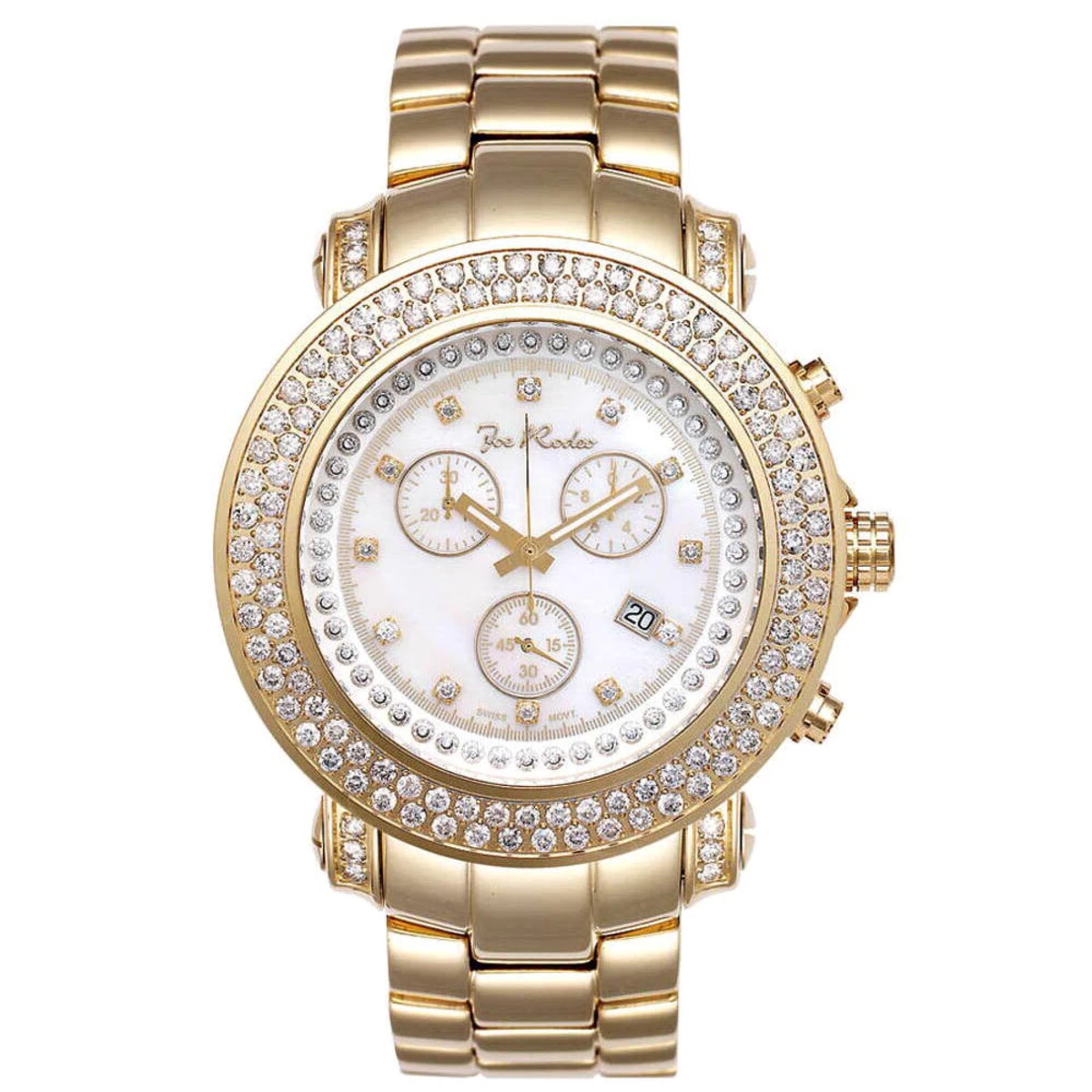 Men's JoJo Joe Rodeo Junior Diamond Watch 4.75ct Yellow 2 Men's JoJo Joe Rodeo Junior Diamond Watch 4.75ct Yellow - Image 2