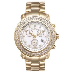 Men's JoJo Joe Rodeo Junior Diamond Watch 4.75ct Yellow