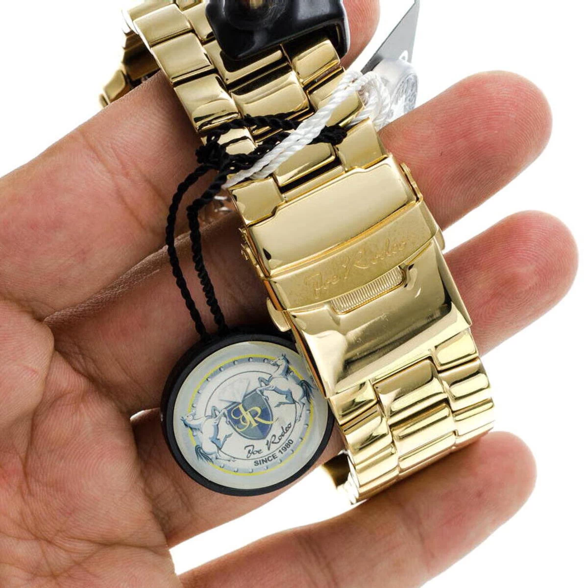 Men's JoJo Joe Rodeo Junior Diamond Watch 4.75ct Yellow 9 Men's JoJo Joe Rodeo Junior Diamond Watch 4.75ct Yellow - Image 9