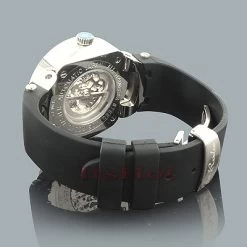 White Men's Skeleton AutomaticJoe Rodeo Diamond Watch 2.20ct -Watch Store mens skeleton watches joe rodeo diamond watch 220ct p 45429back