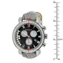 Men's VS Diamond Benny And Co Watch Collection 3.5ct Grey Swiss Chronograph 7 Men's VS Diamond Benny And Co Watch Collection 3.5ct Grey Swiss Chronograph -Watch Store mens vs diamond benny and co watch collection 4ct grey swiss chronograph ruler