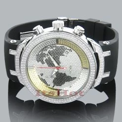 Men's World Map Joe Rodeo Diamond Watch 2.2 Master