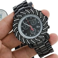 New Joe Rodeo Junior Diamond Watch 4.25 Black -Watch Store new joe rodeo watches junior diamond watch 425 black p 35784 bod3