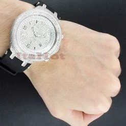 Real Diamond Watch For Men: Joe Rodeo Master 6.50ct -Watch Store pave diamond watch joe rodeo master 650ct p 45223bod