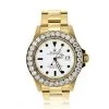 Pre-Owned Rolex Yacht Master Men's Diamond Watch 18K Gold 5.6ct Diamond Bezel
