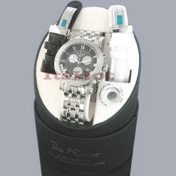 Rainbow JoJo Watch With Diamond Bezel, 1.75ct, Silver -Watch Store rainbow jojo watch with diamond bezel 175ct silver p 8553box