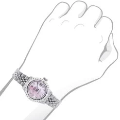 Rolex Datejust Diamond Bezel Watch For Women Stainless Steel 2 Carats -Watch Store rolex datejust diamond bezel watch for women stainless steel 2 carats bod