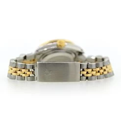 Rolex Datejust Ladies Diamond Watch 18K Gold & Steel 1.5ct 26mm Grey MOP Dial -Watch Store rolex datejust ladies custom diamond watch 15 ct back