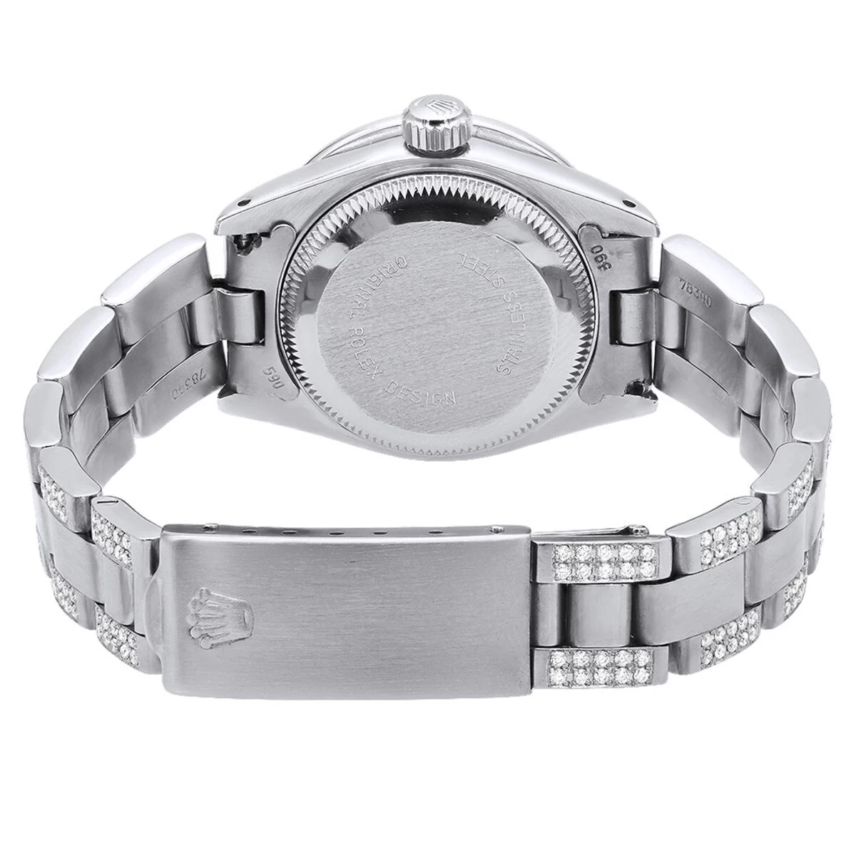 Ladies Rolex Datejust 27mm Diamond Watch 7.25ct White Mother-Of-Pearl Dial 2 Ladies Rolex Datejust 27mm Diamond Watch 7.25ct White Mother-Of-Pearl Dial - Image 2