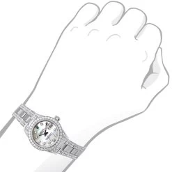 Ladies Rolex Datejust 27mm Diamond Watch 7.25ct White Mother-Of-Pearl Dial 6 Ladies Rolex Datejust 27mm Diamond Watch 7.25ct White Mother-Of-Pearl Dial -Watch Store rolex datejust ladies custom diamond watch 725ct 3 20220601