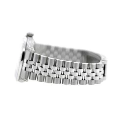 Rolex Datejust Men's Diamond Bezel Watch Stainless Steel 5ct 36mm Case -Watch Store rolex datejust mens diamond bezel watch stainless steel 5ct 36mm case box