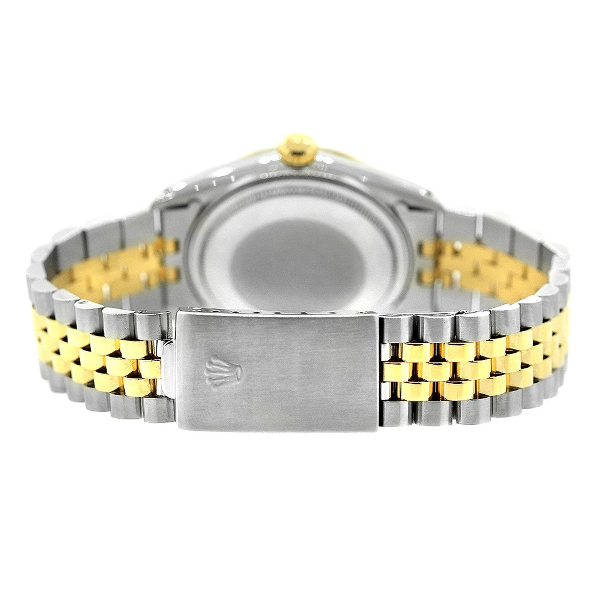 Rolex Datejust Men's Diamond Watch Oyster Perpetual Stainless Steel Gold 36mm Black Dial 6 Rolex Datejust Men's Diamond Watch Oyster Perpetual Stainless Steel Gold 36mm Black Dial - Image 6