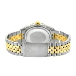 Rolex Datejust Men's Diamond Watch Stainless Steel & Gold Blue Dial 36mm -Watch Store rolex datejust mens diamond watch stainless steel 18k gold blue dial 36mm back