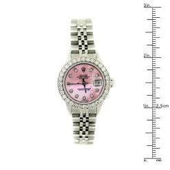 Rolex Datejust Oyster Perpetual Women's Diamond Watch Pink MOP Dial 1.7ct 7 Rolex Datejust Oyster Perpetual Women's Diamond Watch Pink MOP Dial 1.7ct -Watch Store rolex datejust oyster perpetual womens diamond watch pink mop diall 17ct ruler