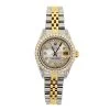 26mm Rolex Oyster Perpetual Datejust Ladies Diamond Watch 18K Gold & Steel
