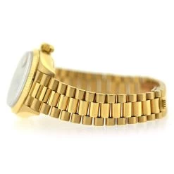 Rolex Presidential Datejust 18K Gold Women's Diamond Watch 0.1ct -Watch Store rolex presidential datejust 18k yellow gold womens diamond watch 01ct box