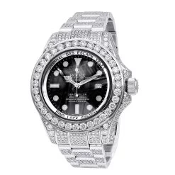 Watch Store 34 Rolex Sea Dweller DeepSea Men's Diamond Watch 32.55ct