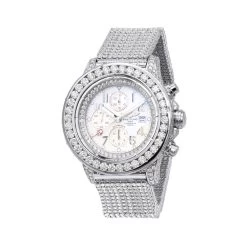 Super Avenger Breitling Diamond Watch For Men 35 Carats